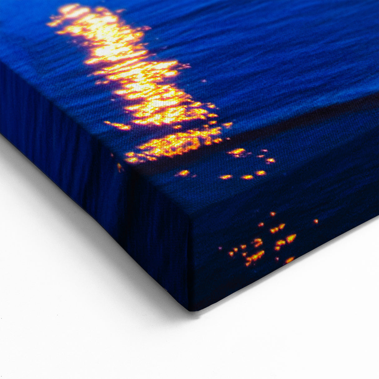 Melbourne Pier Sunset Wall Art - Serene Evening Seaside Canvas Print