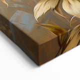 Peony Botanical Wall Art - Luxurious Floral Canvas Print for Home Decor