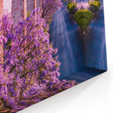 Guanajuato Wall Art - Aqueduct and Blossoms Canvas