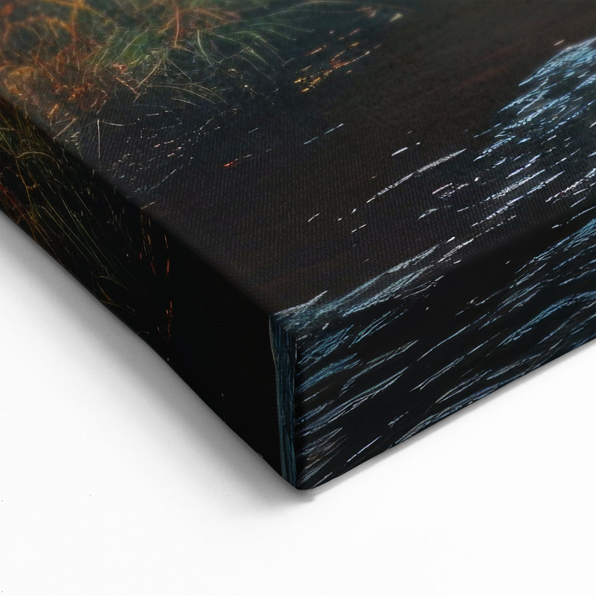 Forest Trees Wall Art - Serene Botanical Forest Landscape Canvas Print