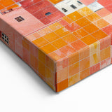 Guanajuato Wall Art - Colorful Mosaic Cityscape Canvas