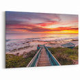 Perth Wall Art - Scenic Sunset Over Coastline Perth Landscape Canvas