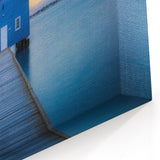 Perth Wall Art - Blue Boat House Tranquil Perth Landscape Canvas