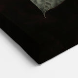 Striking Red Poinsettia Wall Art - Botanical Christmas Flower Canvas Decor