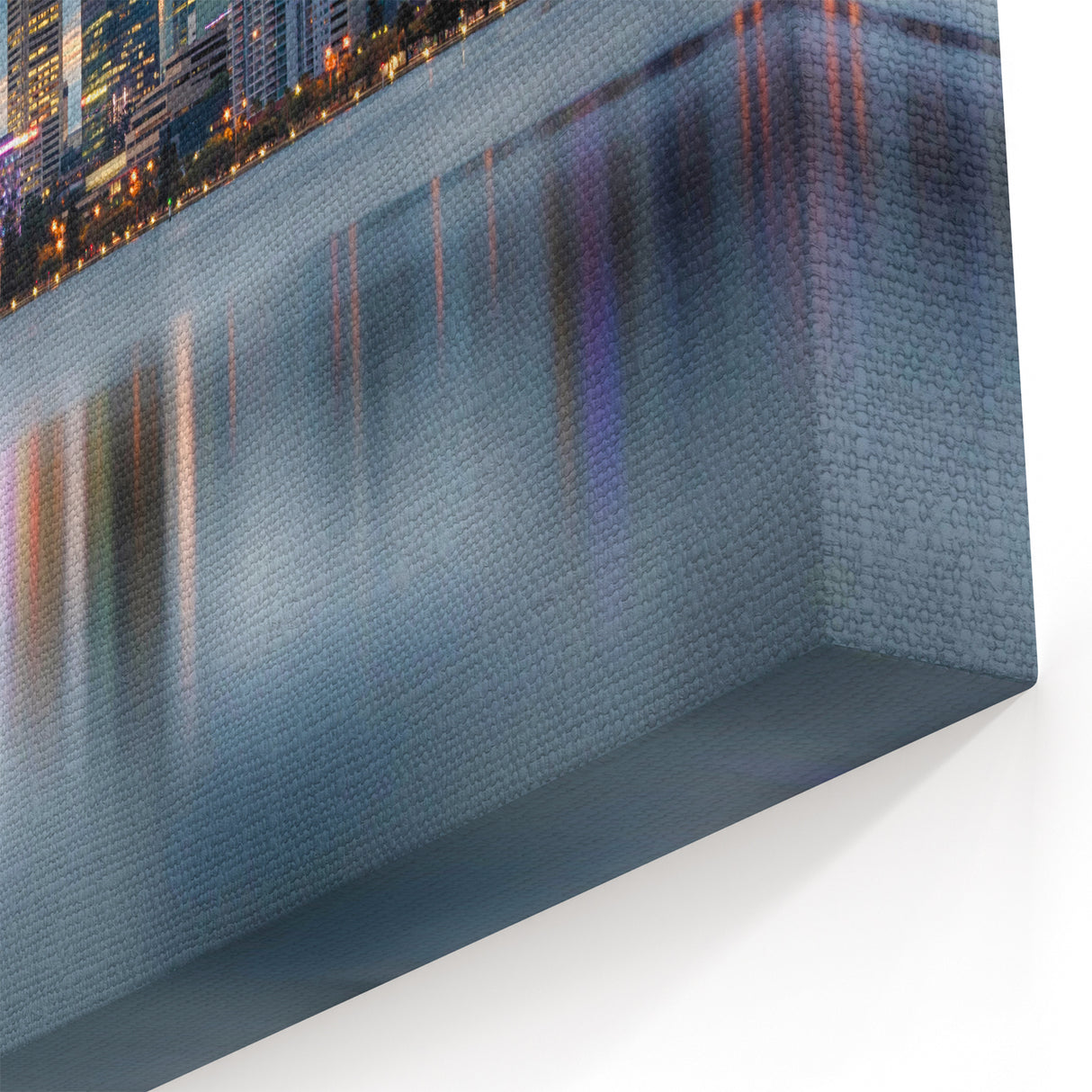 Perth Wall Art - Serene Skyline Reflections Perth Cityscape Canvas