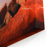 Perth Wall Art - Coastal Cave Sunset Perth Landscape Canvas Print