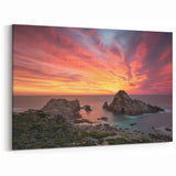 Perth Landscape Canvas - Australia Wall Art Scenic Perth Sunset Print
