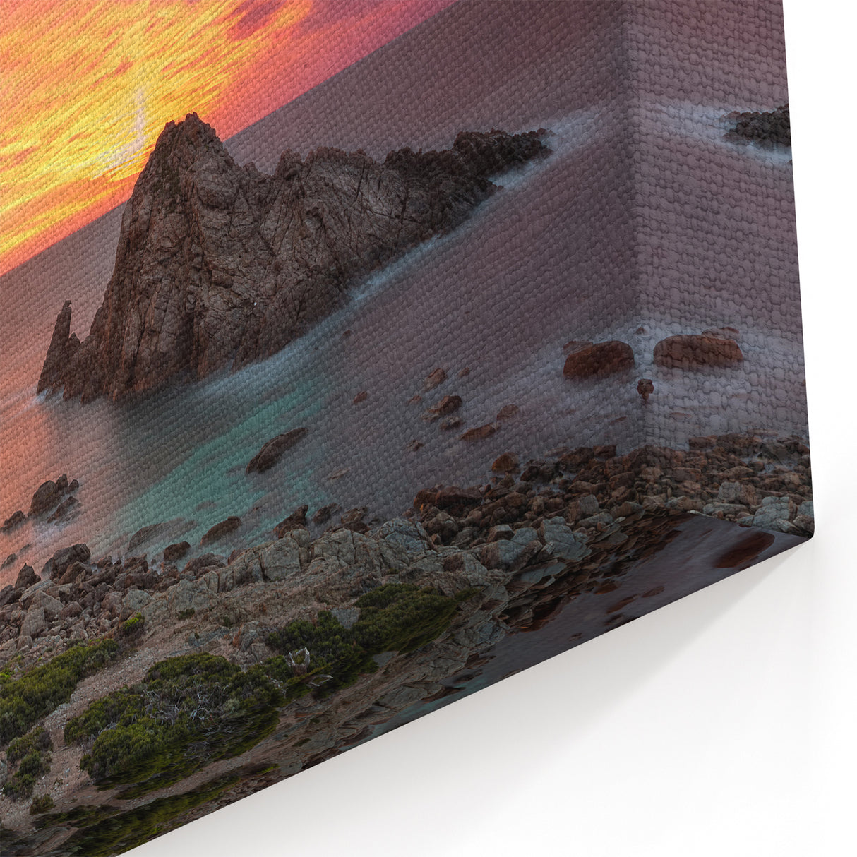 Perth Landscape Canvas - Australia Wall Art Scenic Perth Sunset Print