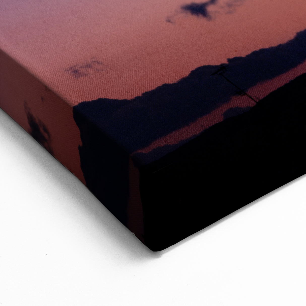 Japanese City Wall Art - Kyoto Pagoda Silhouette at Twilight