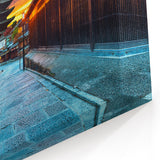 Kyoto Cityscape Prints - Historic Street and Pagoda at Sunset