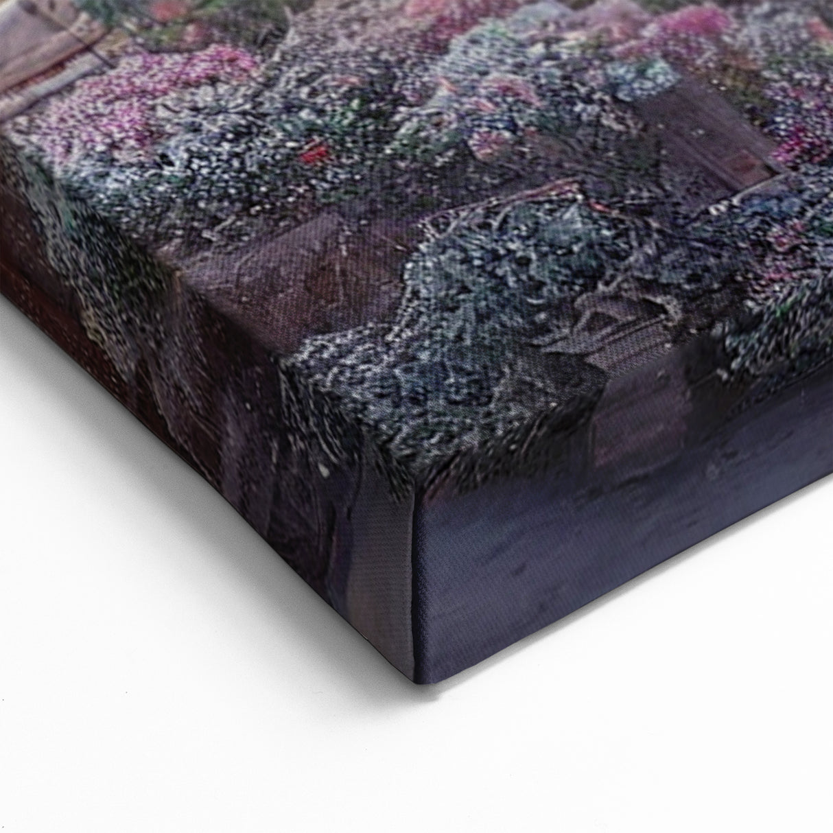 Kyoto Wall Art - Moonlit Traditional Village with Japanese Architecture