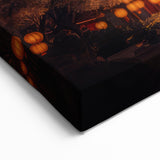 Kyoto Lantern Festival Art - Glowing Lanterns and Pagoda at Night