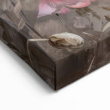 Soft Pink Poppy Blossom Canvas – Elegant Floral Wall Art for Home Decor