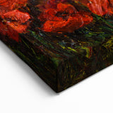 Vibrant Poppy Field at Sunset – Beautiful Floral Wall Art Canvas Print