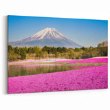 Vibrant Mount Fuji Canvas - Japanese Scenic Art for Home Decor