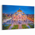 Mexico City Skyline Art - Iconic Palacio de Bellas Artes Canvas Print