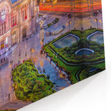 Mexico City Skyline Art - Iconic Palacio de Bellas Artes Canvas Print