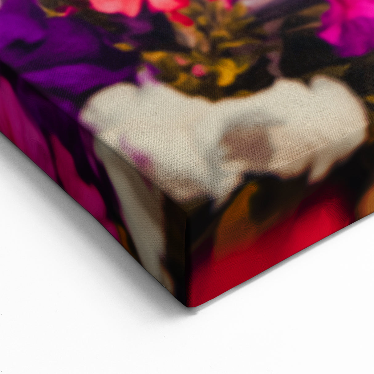 Mexico City Landscape Print - Vibrant Flowers & Metropolitan Cathedral Art