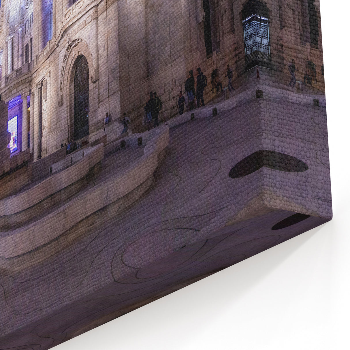 Mexico City Art Prints - Sunset at Palacio de Bellas Artes Canvas