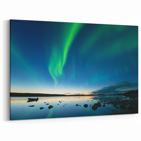 Northwest Territories Wall Art – Stunning Aurora Borealis Canvas Print