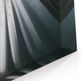 Mystical Redwood Trees in Fog - Enchanting Forest Canvas Art Print