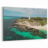 Perth Coastal Lighthouse Print - Australia Wall Art Scenic Ocean Landscape