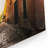 Mexico City Street Art - Serene Sunset Alleyway with Historic Buildings