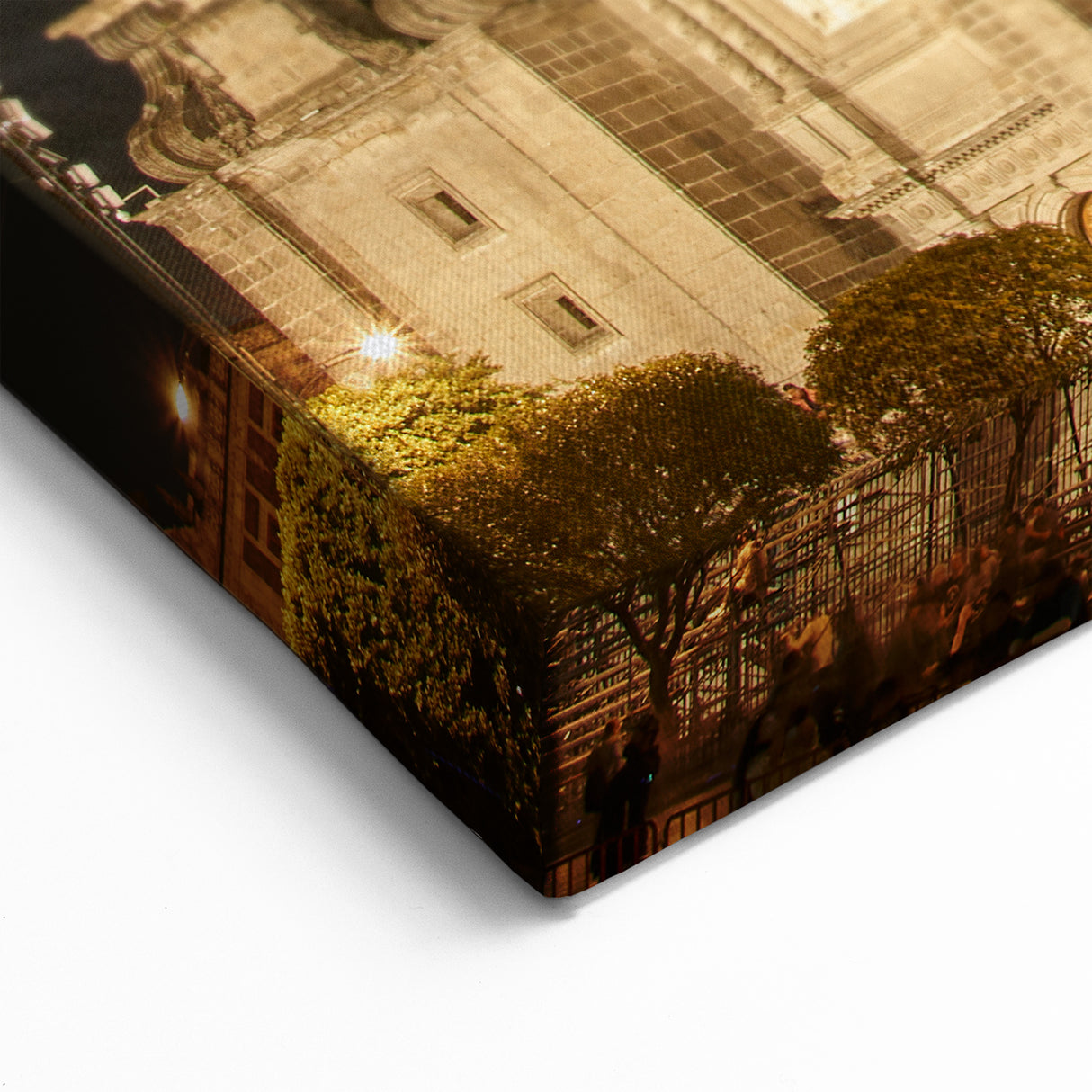 Mexico City Art Print – Historic Cathedral at Night Canvas Wall Decor