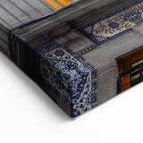 Vibrant Mexico City Wall Art – Colorful Balcony and Tilework Canvas Print