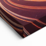 Mexico City Skyline Art – Monument and Roundabout at Night Canvas Print