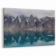 Towering Arctic Peaks – Majestic Mountain Reflection Wall Art