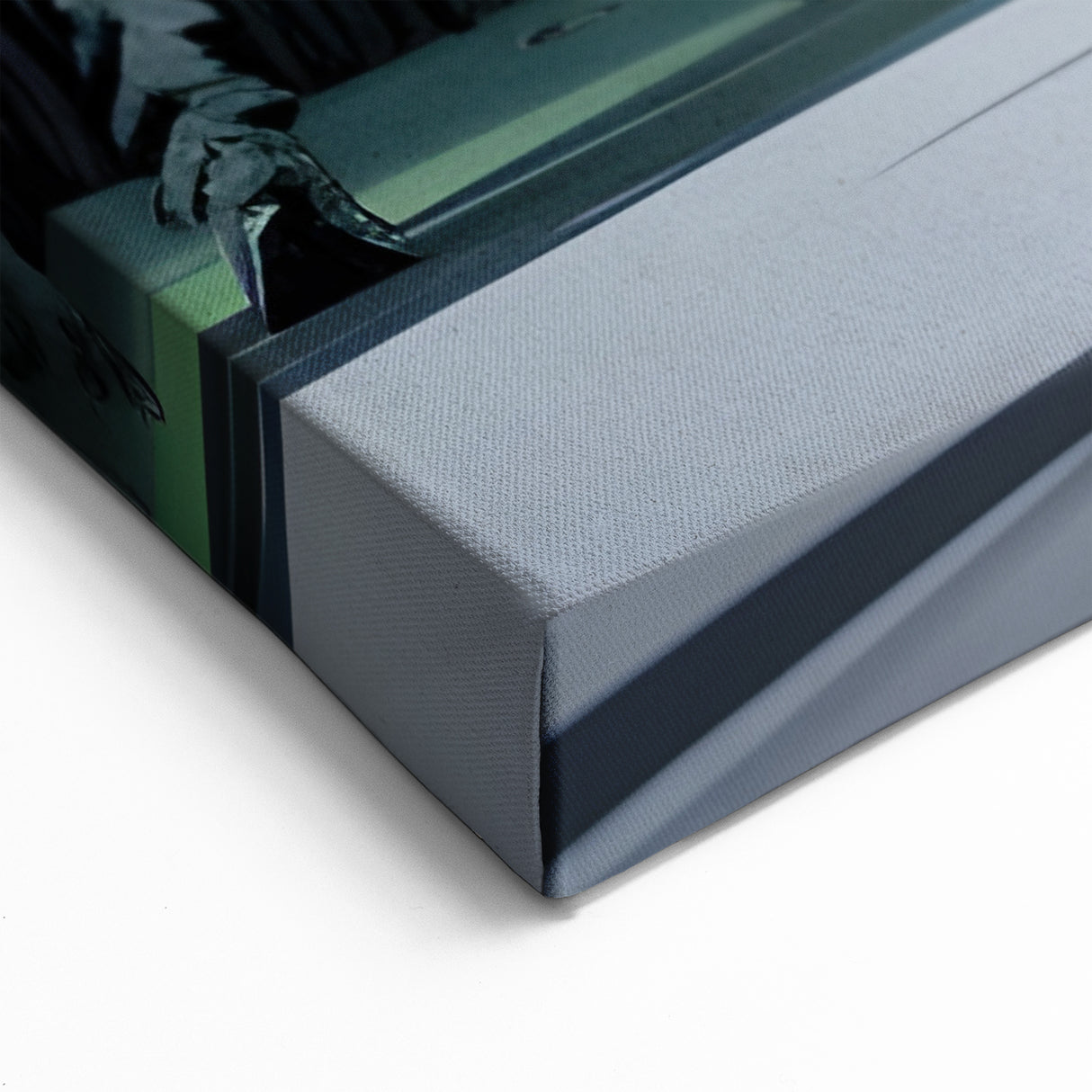 Northern Lights Over Snowy Forest – Captivating Arctic Wall Art