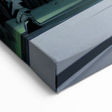 Northern Lights Over Snowy Forest – Captivating Arctic Wall Art