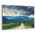 Winding Road to the Mountains – Scenic Landscape Wall Art from Northwest Territories