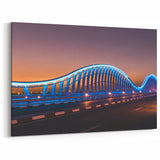 Sydney Scenic Art - Contemporary Bridge Canvas Prints in Vibrant Blue