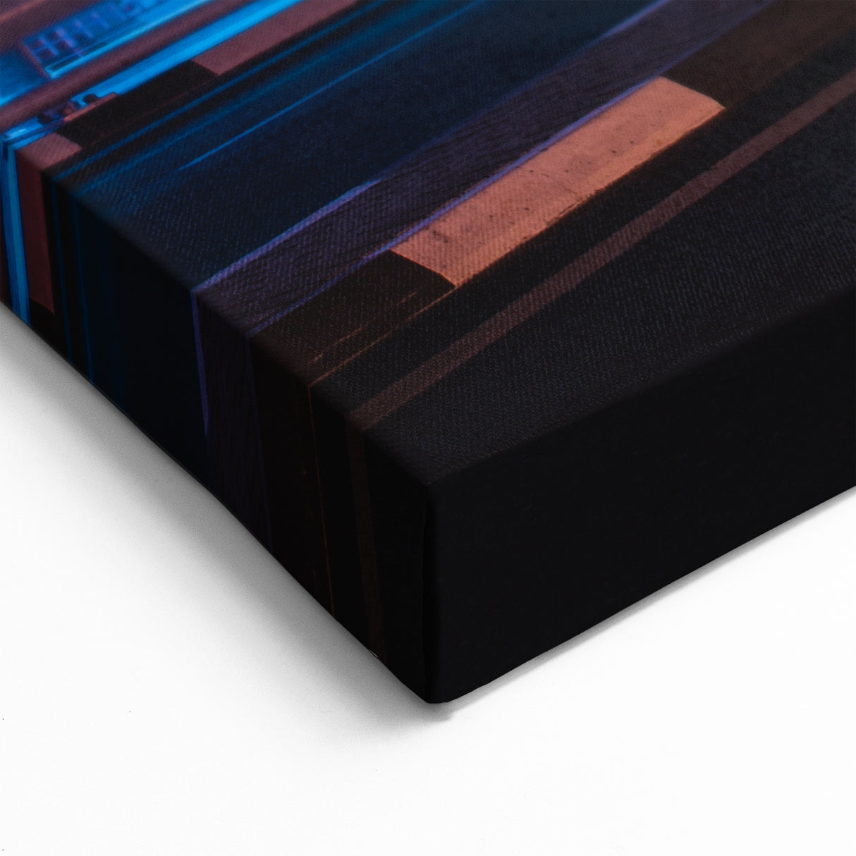 Sydney Scenic Art - Contemporary Bridge Canvas Prints in Vibrant Blue