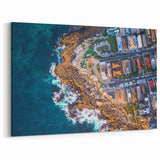 Sydney Coastal Aerial Art - Vibrant Canvas Prints of Australian Coastline