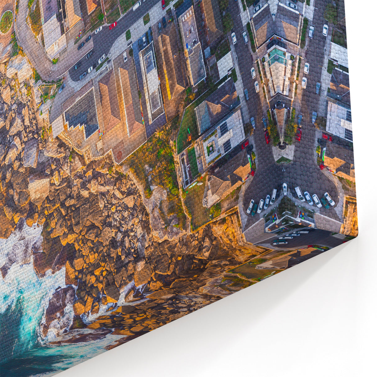 Sydney Coastal Aerial Art - Vibrant Canvas Prints of Australian Coastline