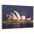 Sydney Opera House Art - Elegant Night Canvas Prints of Iconic Landmark