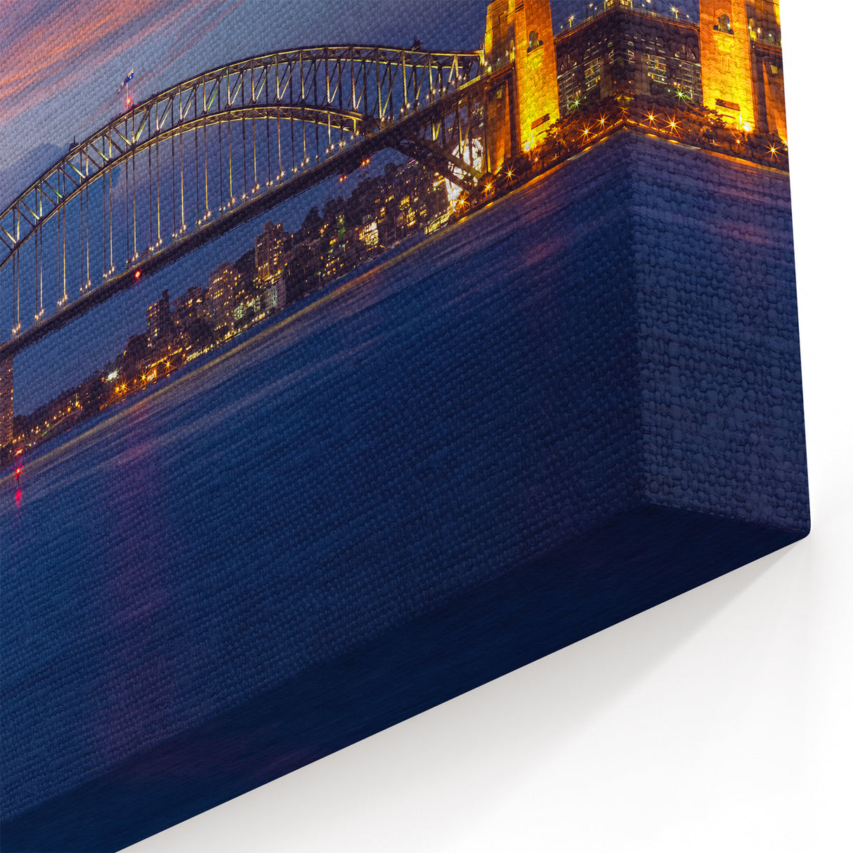 Sydney Opera House and Harbour Bridge Art - Sunset Canvas Prints