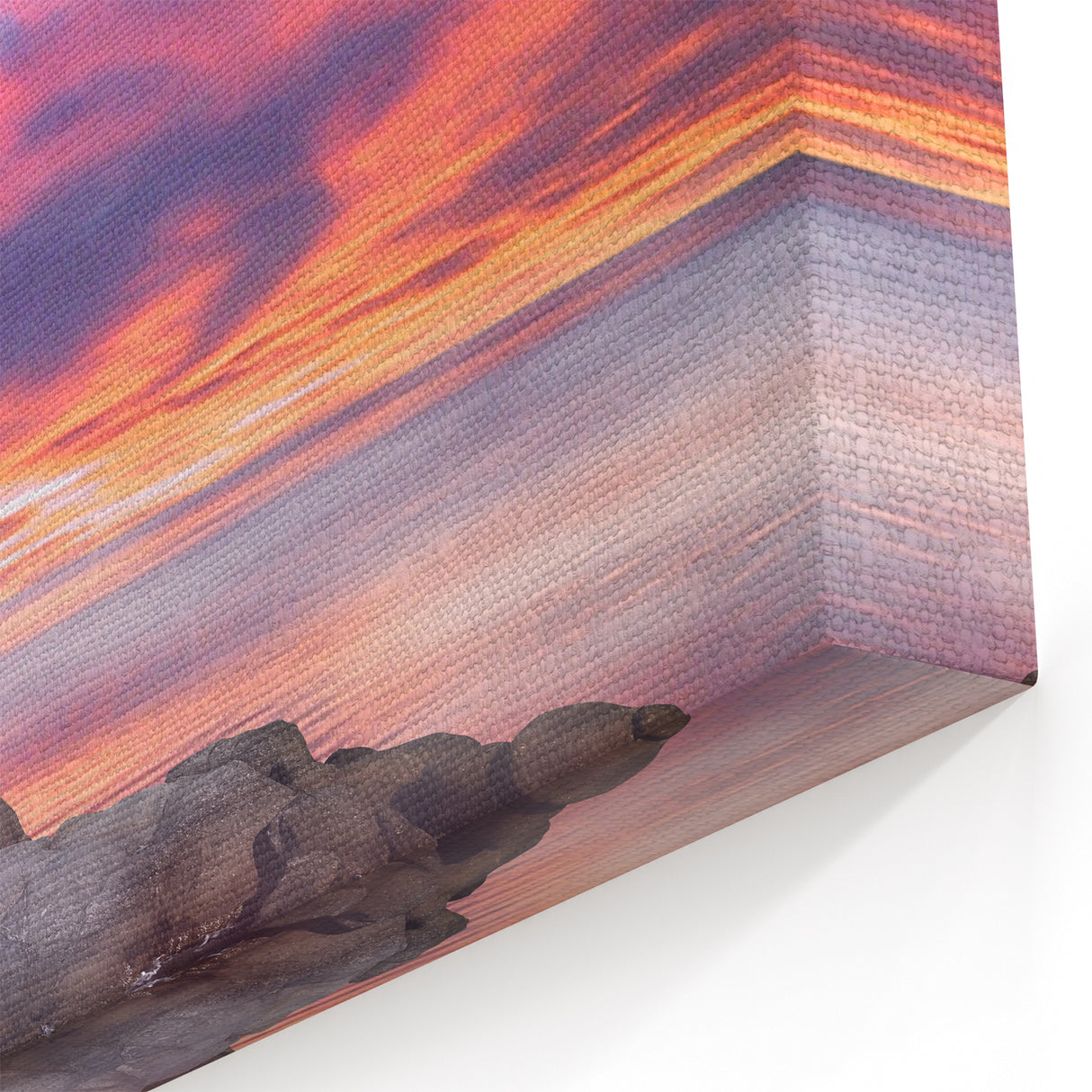 Nova Scotia Lighthouse at Sunset - Scenic Nova Scotia Coastal Canvas Art