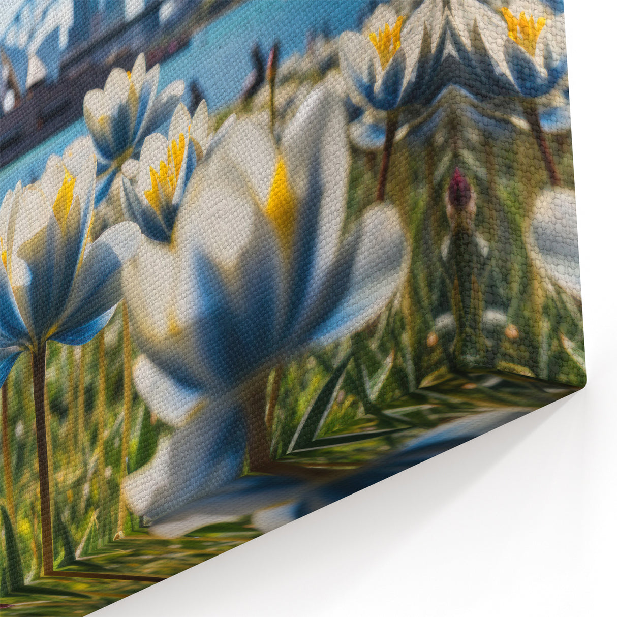 Sydney Opera House and Harbour Bridge Art - Floral Foreground Canvas Print