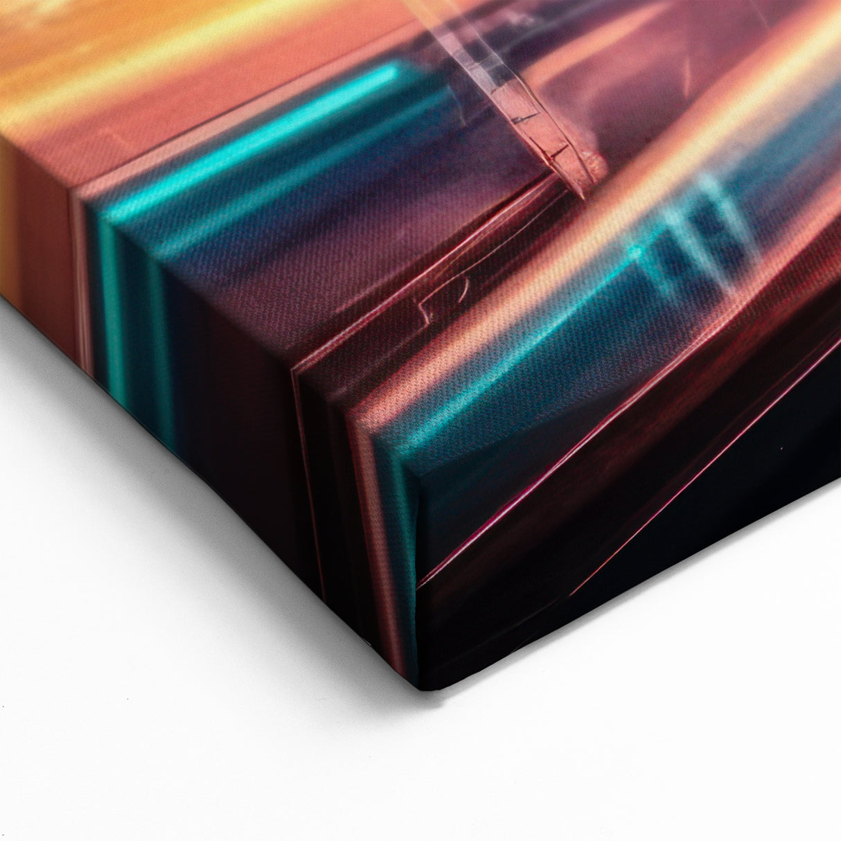 Tokyo Modern Art – Dynamic Night Cityscape with Neon Lights Print