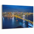 Tokyo Skyline Art – Stunning Night Bridge Cityscape Print for Wall Decor