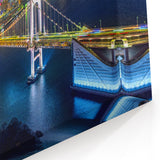 Tokyo Skyline Art – Stunning Night Bridge Cityscape Print for Wall Decor