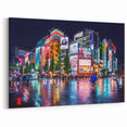 Tokyo Nightlife Art – Vibrant Cityscape Print with Neon Lights for Wall Decor