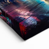 Tokyo Nightlife Art – Vibrant Cityscape Print with Neon Lights for Wall Decor