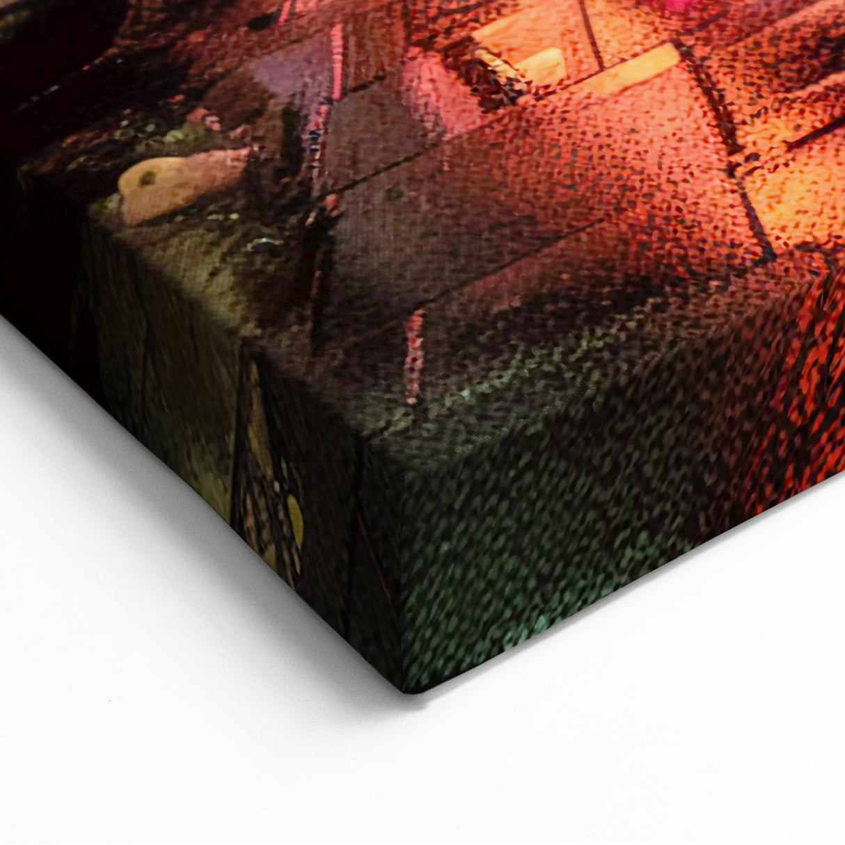 Tokyo Alley Night Art – Vibrant Neon Street Cityscape Print for Wall Decor