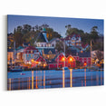 Lunenburg Waterfront at Dusk - Scenic Nova Scotia Coastal Wall Art
