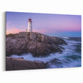 Serene Nova Scotia Lighthouse Art - Coastal Landscape Canvas Print